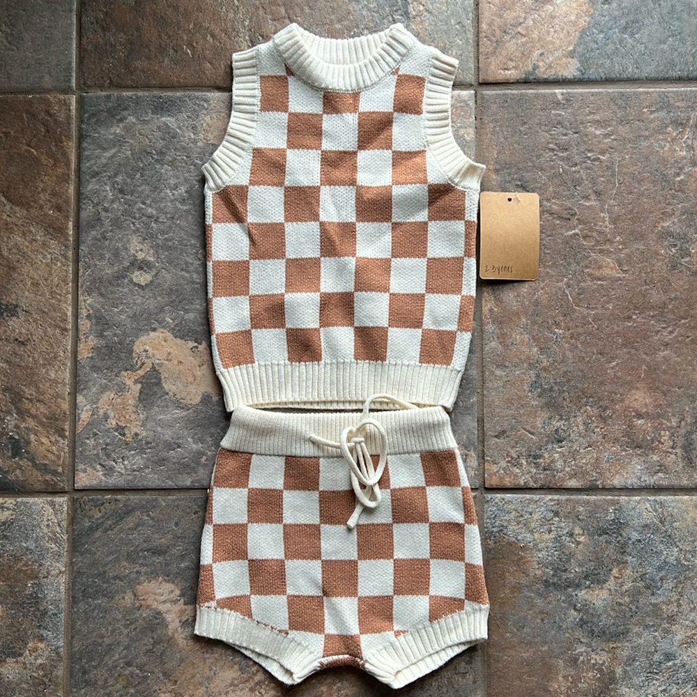 NWT Checkered Set